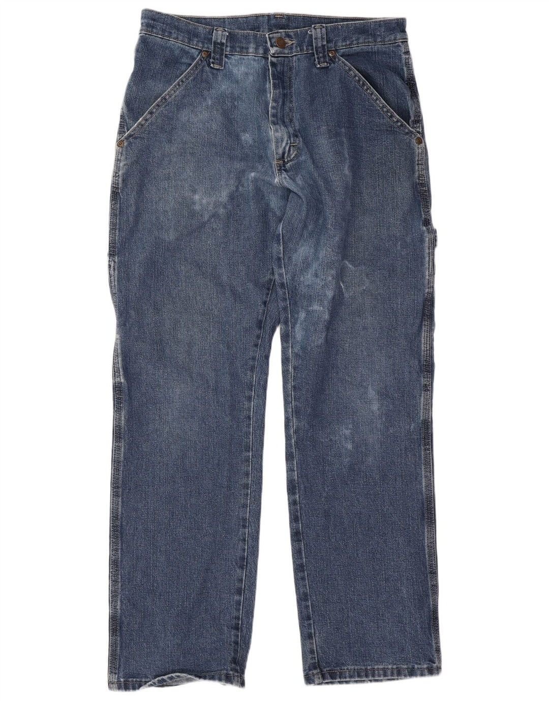 Męskie jeansy Wrangler Cargo Straight W30 L30 Niebieskie, bawełniane