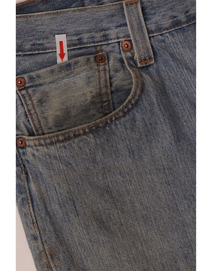 Męskie proste dżinsy Levi's W34 L32 Niebieskie bawełniane