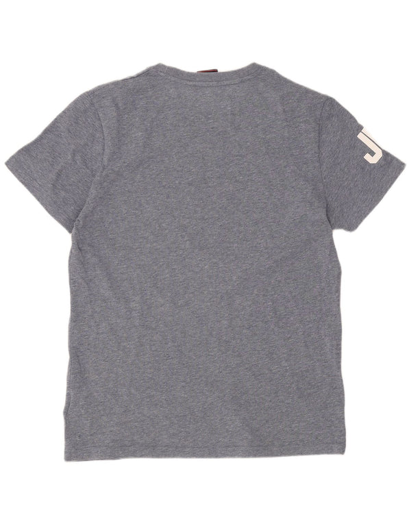Superdry Mens Graphic T-Shirt Top XL Navy Blue Flecked