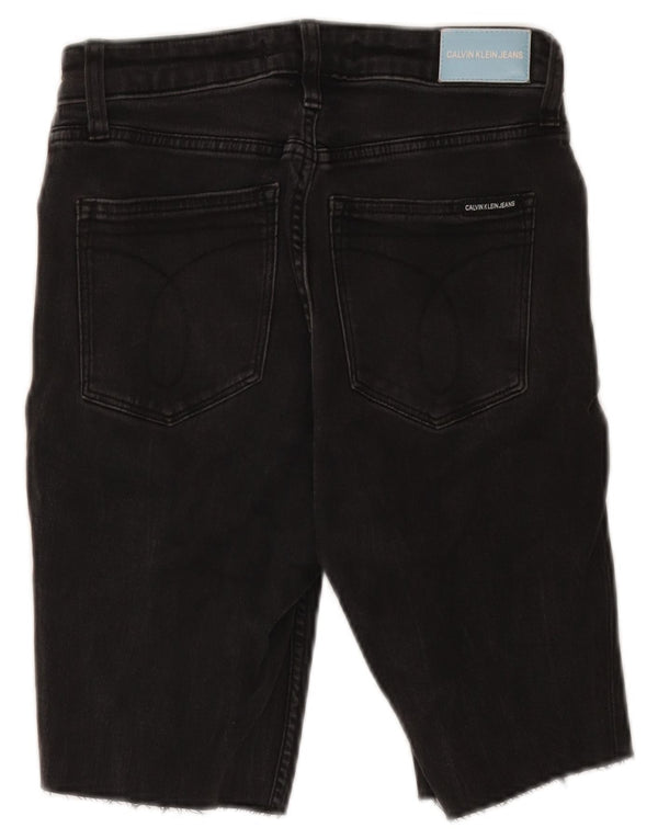 Męskie spodenki jeansowe Calvin Klein W27 XS, czarne, bawełniane