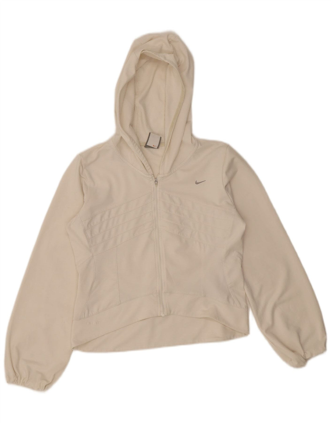 Damska bluza dresowa z kapturem Nike, UK 10/12, średnia biel