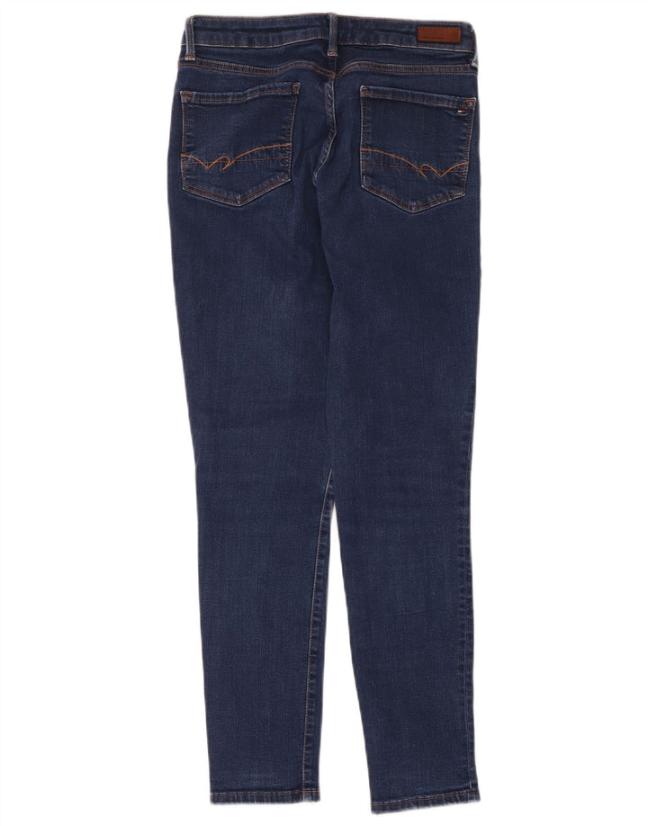 Damskie jeansy Skinny Tommy Hilfiger W28 L30 Granatowy poliester