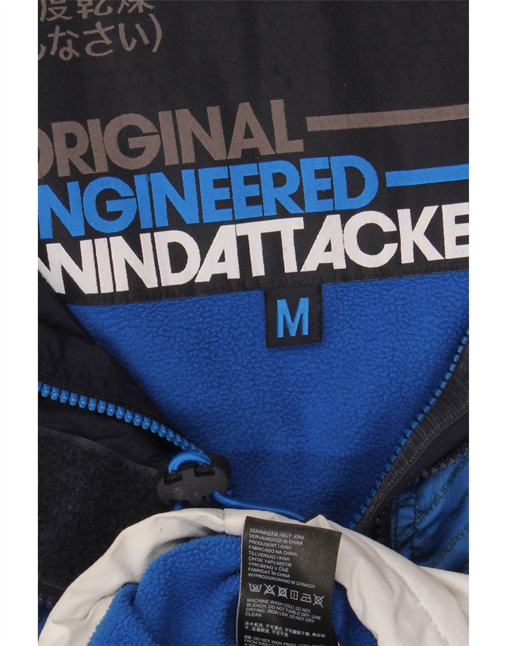 Męska kurtka wiatrówka Superdry Windtrekker UK 38, średni granat