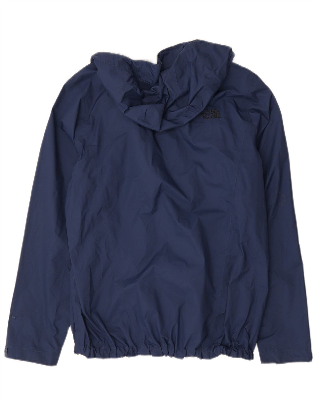 Damska kurtka przeciwdeszczowa z kapturem The North Face UK 16, duża, granatowa