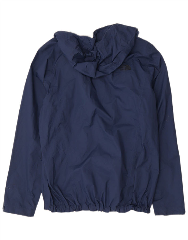 Damska kurtka przeciwdeszczowa z kapturem The North Face UK 16, duża, granatowa
