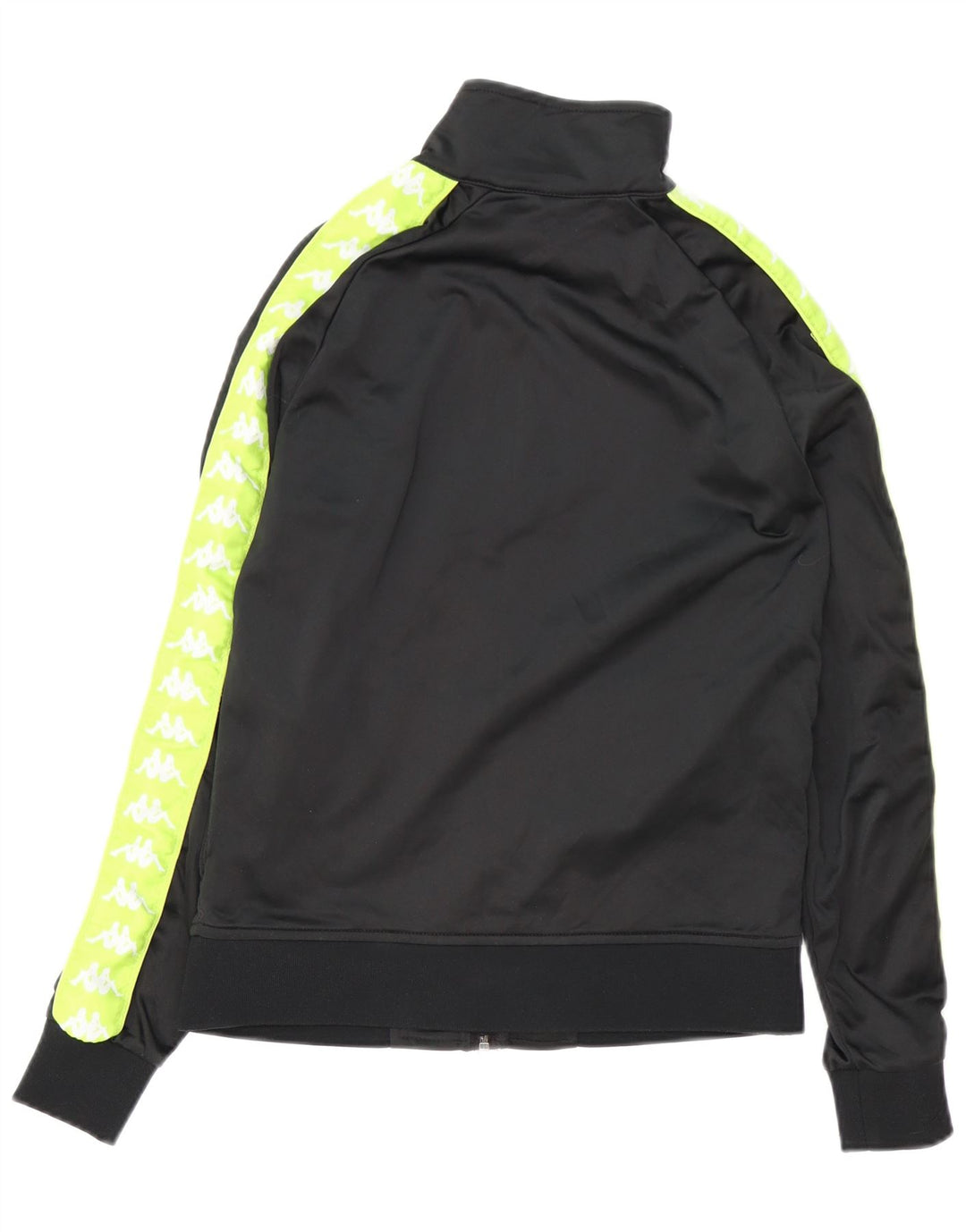 Pełny dres chłopięcy KAPPA z grafiką, 15-16 lat, czarny poliester z blokami kolorów