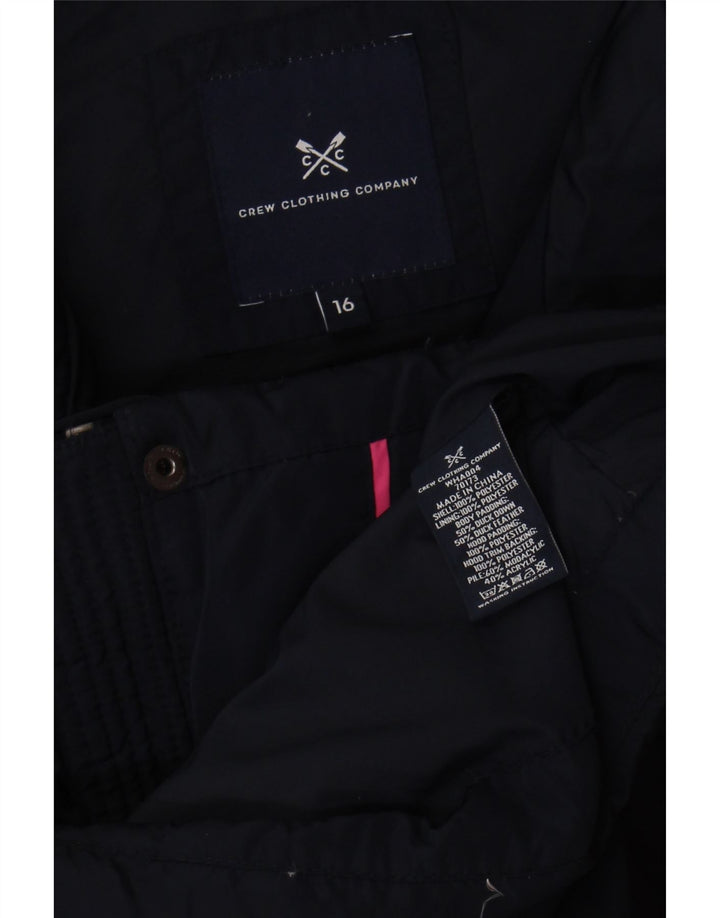 Crew Clothing Damska kamizelka regularna UK 16, duża, granatowa, poliester