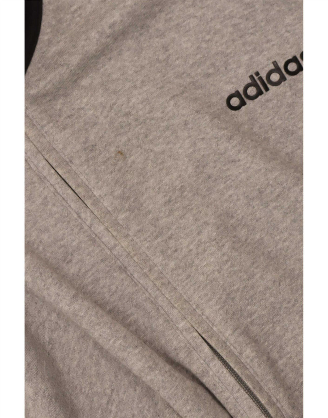 Adidas Męska bluza dresowa Top 2XL Szara bawełna z blokami kolorów