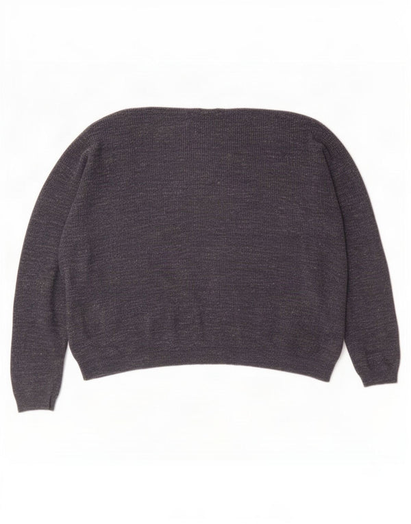 Marks & Spencer Damski sweter oversize UK 18 XL Niebieski nakrapiany