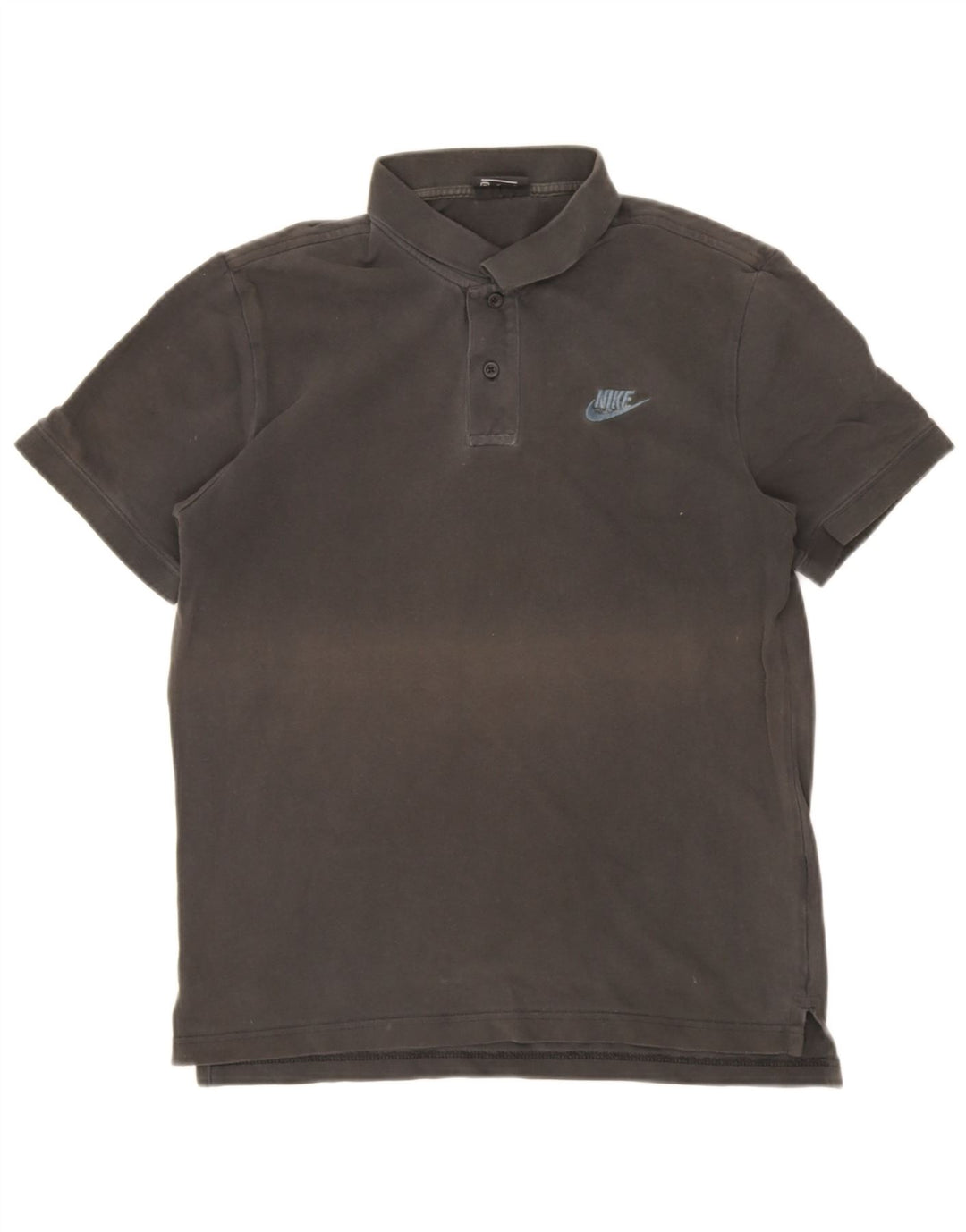 Męska koszulka polo Nike, średnioszara, bawełniana