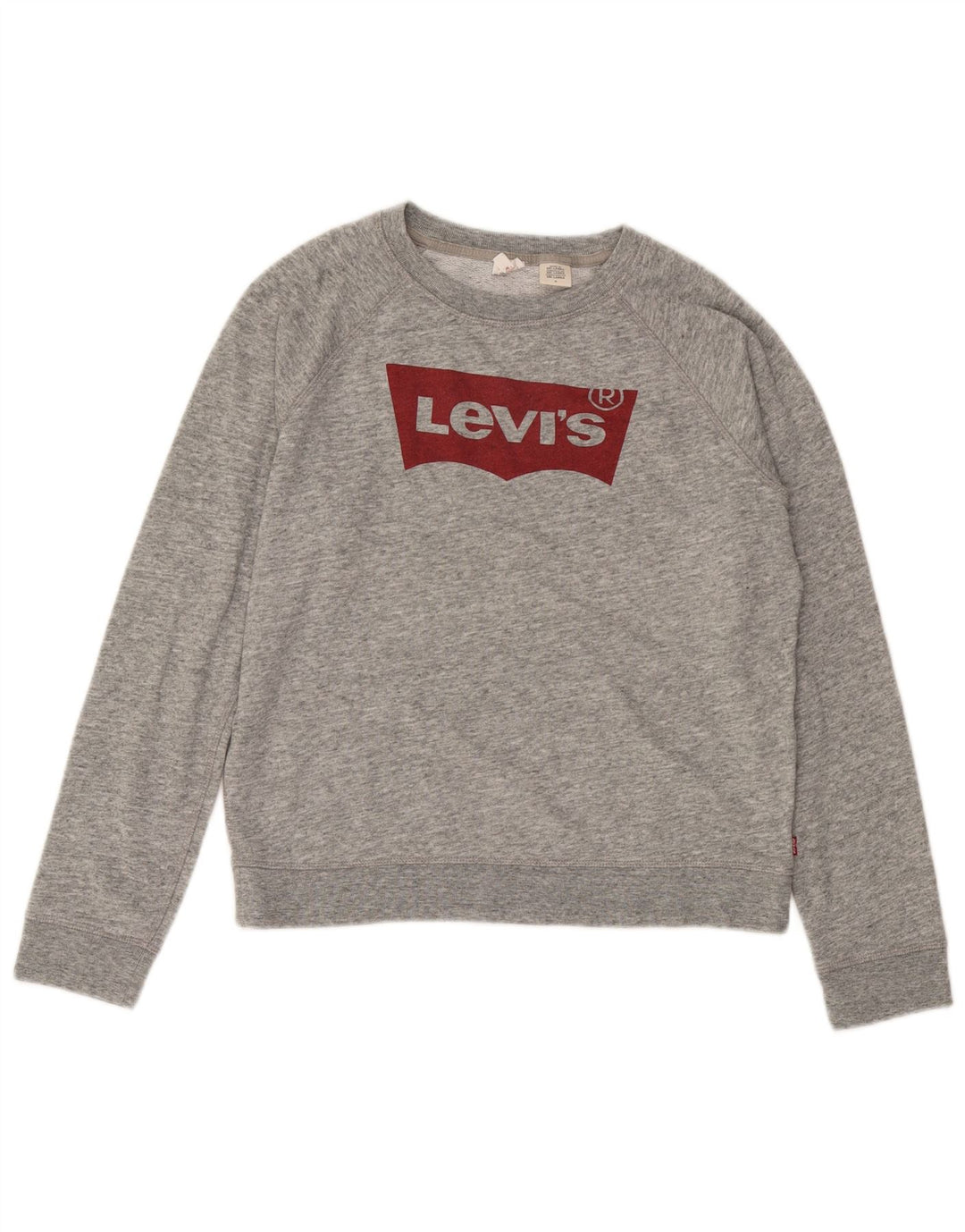 Damska bluza Levi's Graphic Jumper UK 14 Średni szary nakrapiany