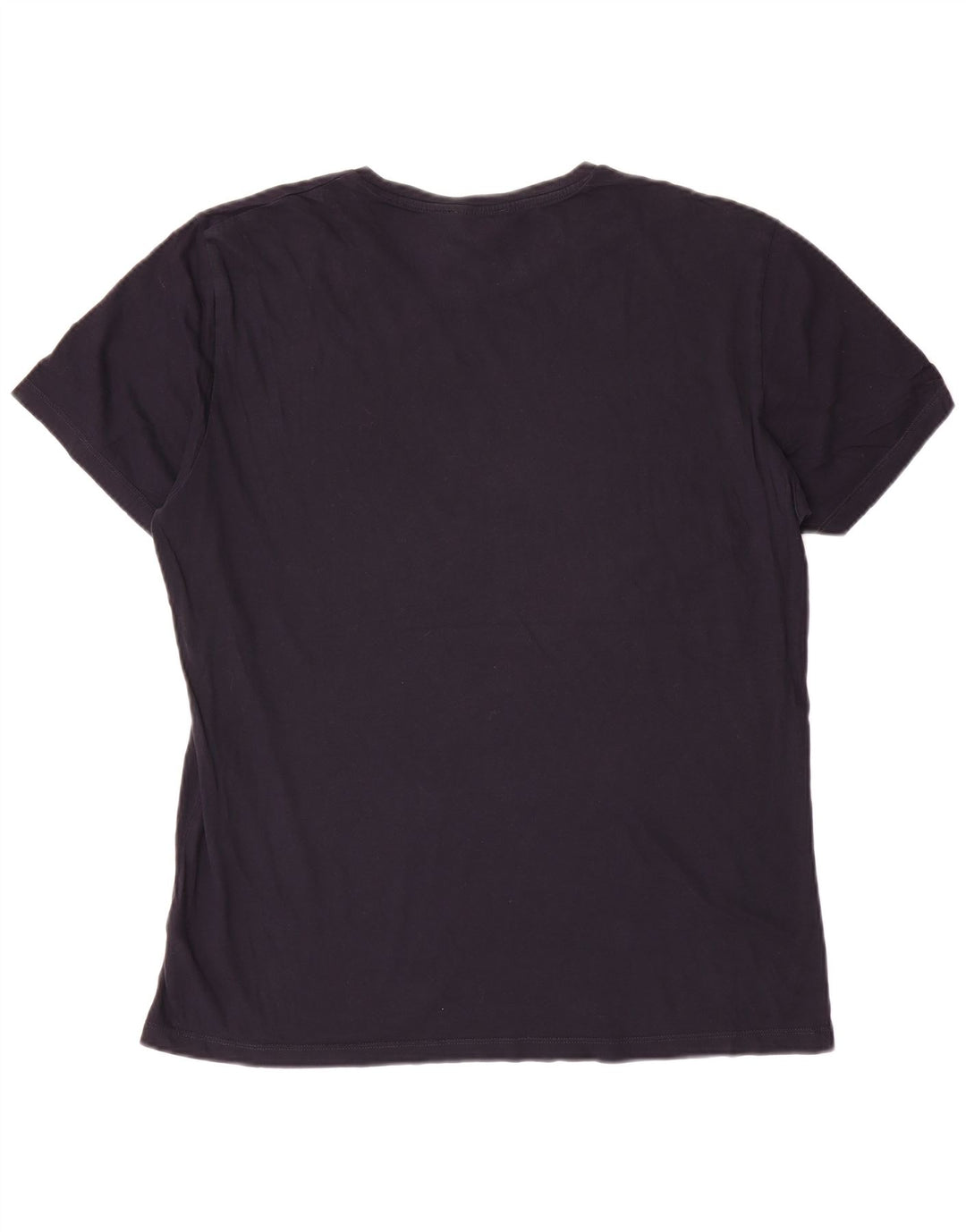 Cos Męski T-shirt Top Duży Granatowy Bawełniany