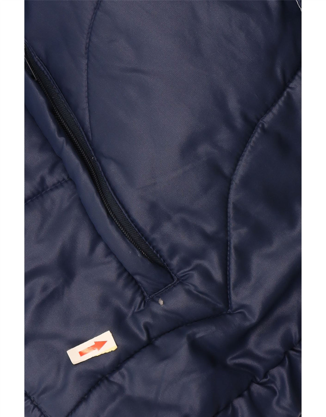 Vintage męska ocieplana kurtka IT 54 2XL granatowa, poliamidowa