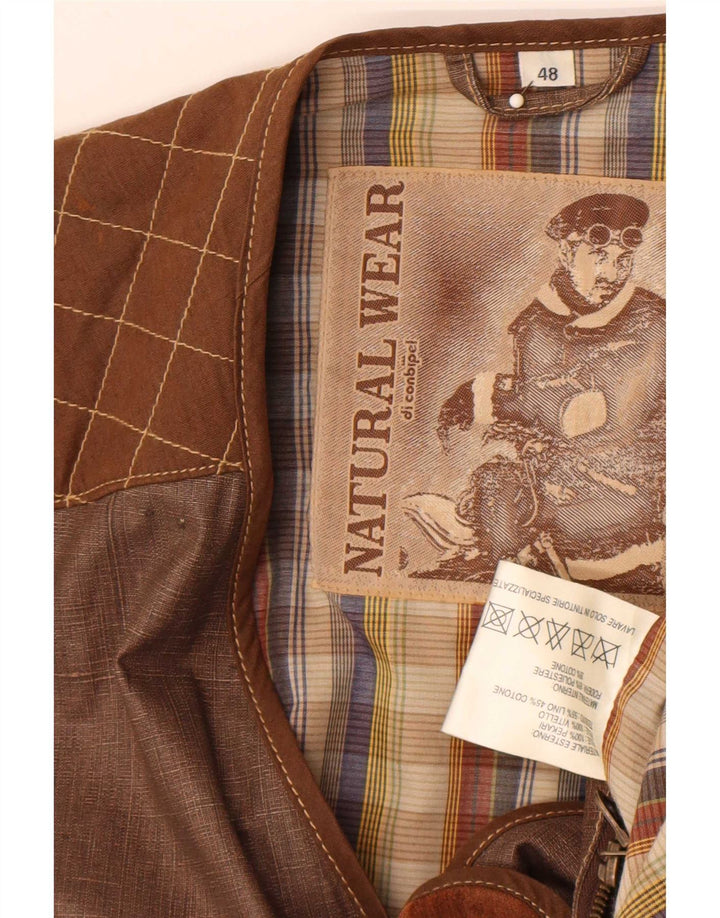 Męska kurtka użytkowa Conbipel Natural Wear IT 48 w kolorze średniego brązu