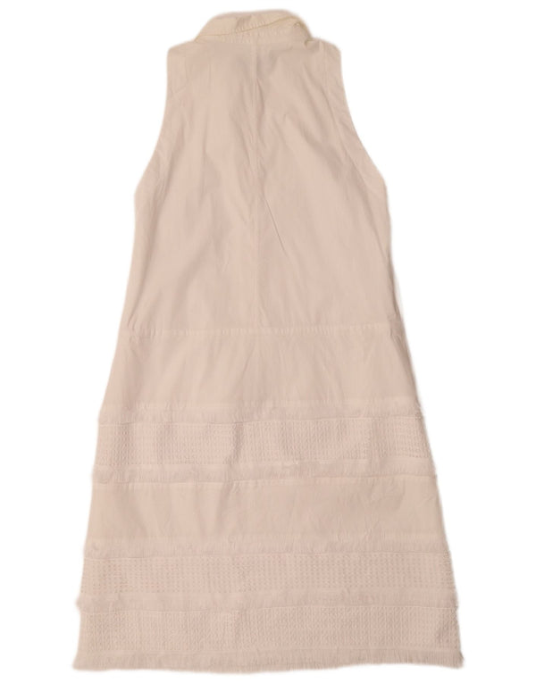 Damska sukienka polo bez rękawów Banana Republic UK 18 XL biała