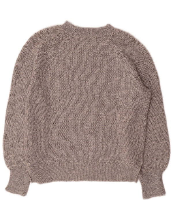 Marks & Spencer Damski sweter oversize z okrągłym dekoltem, UK 10, mały, szary