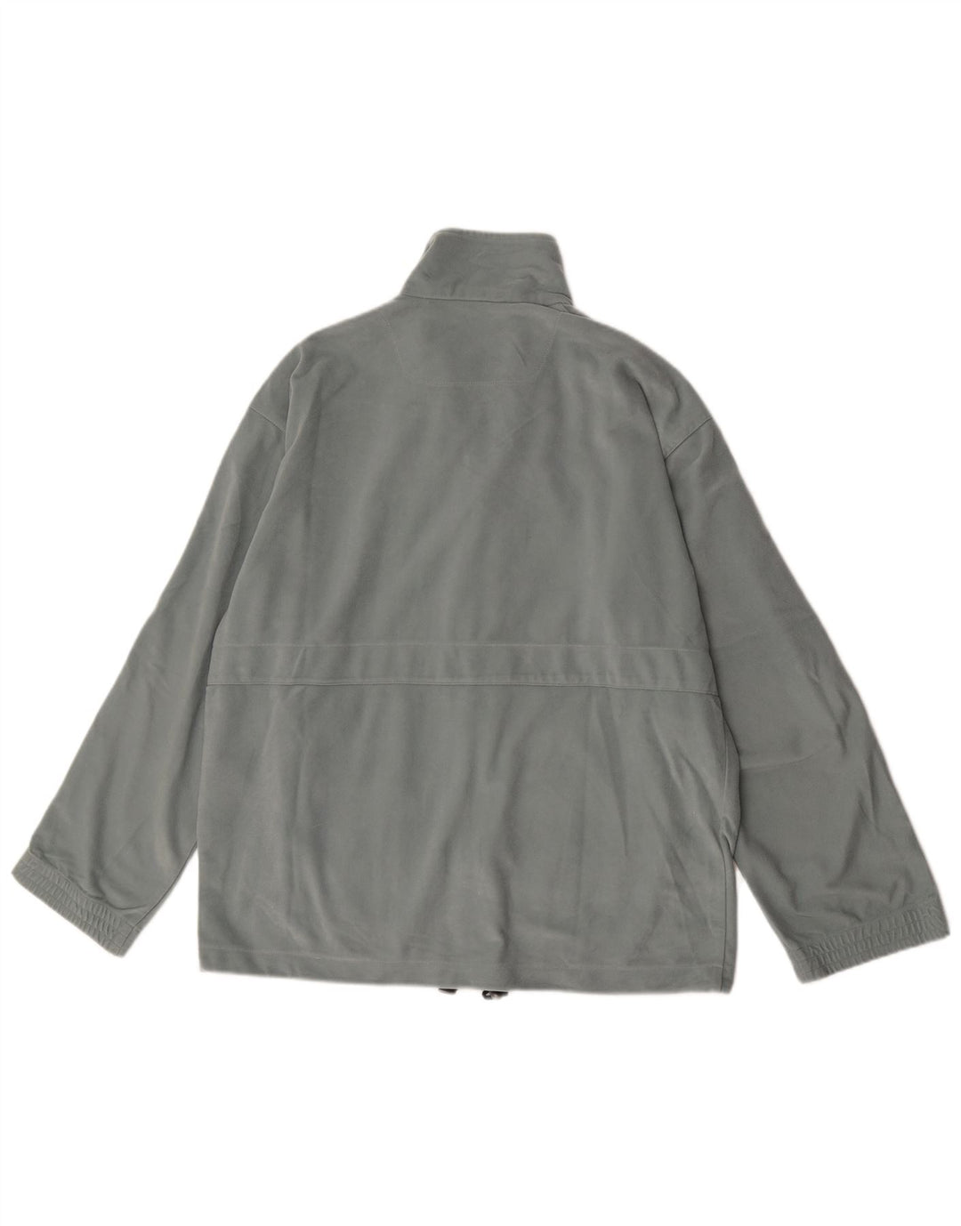 Męska welurowa kurtka dresowa Diadora UK 40, duża, szary poliester