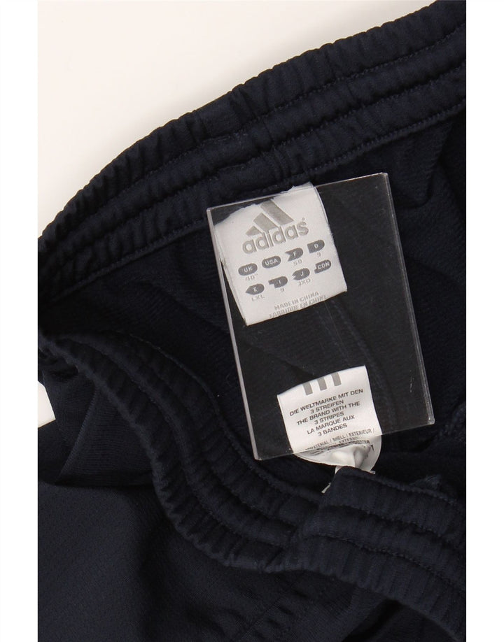 Męskie spodenki sportowe Adidas XL granatowe, poliestrowe