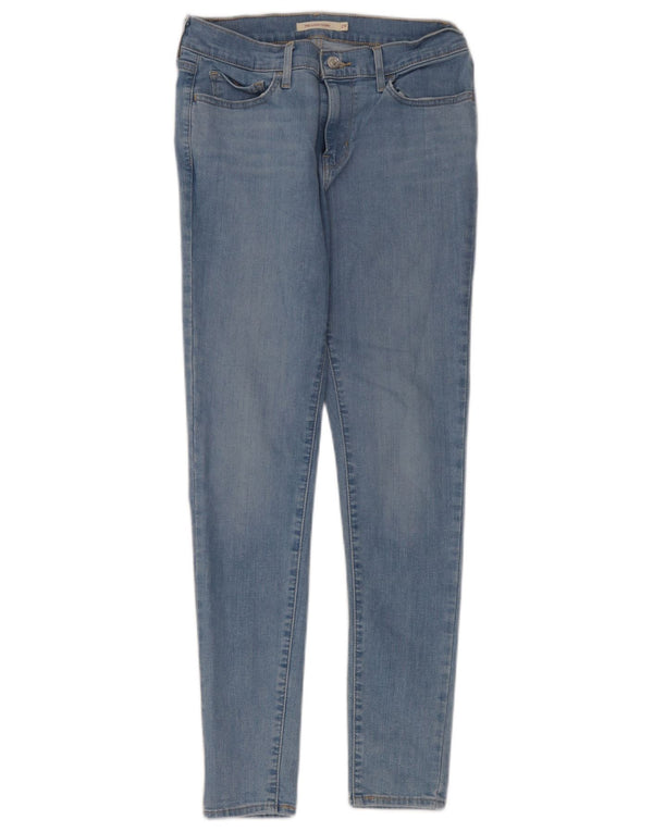 Damskie jeansy Levi's 710 Super Skinny W29 L30 Niebieska bawełna