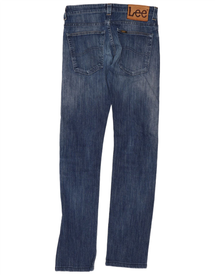 Męskie jeansy Lee Powell Slim W32 L36 Niebieskie bawełniane