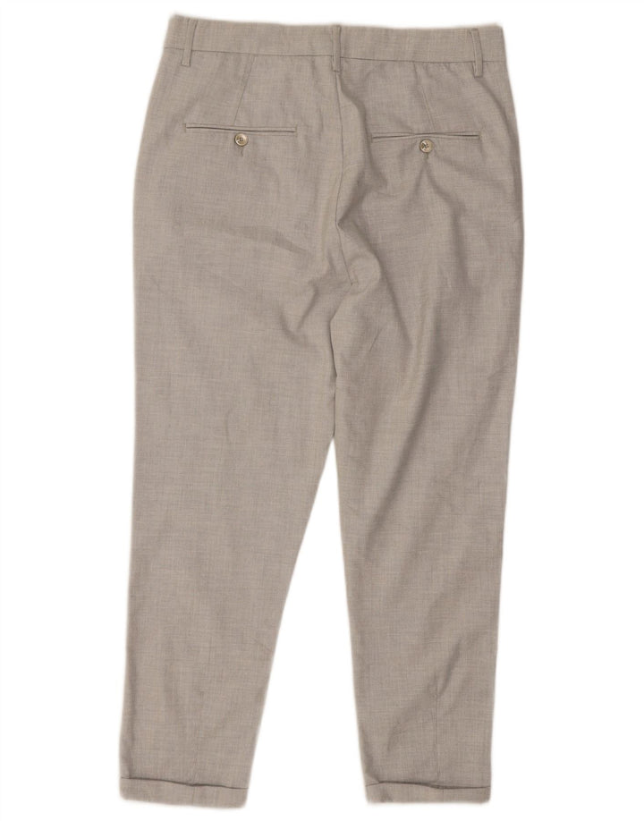 Męskie spodnie chino Zara EU 40 Medium W31 L24 Szary poliester