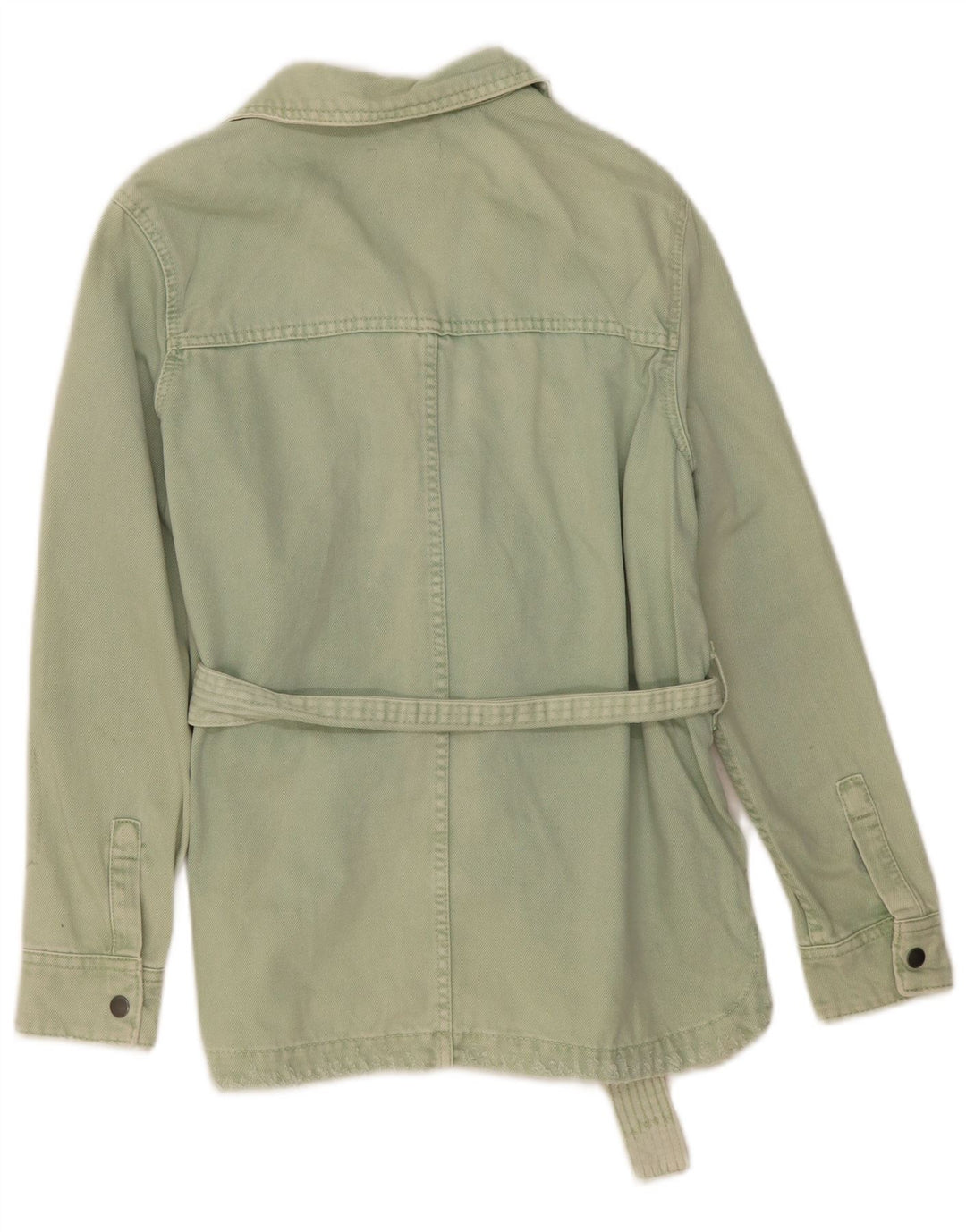 Damska kurtka jeansowa oversize Zara UK 6 XS w kolorze zielonym