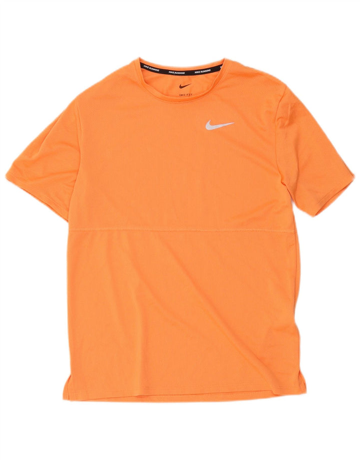 Damska koszulka Nike Dri Fit Top UK 10, mały, pomarańczowy poliester