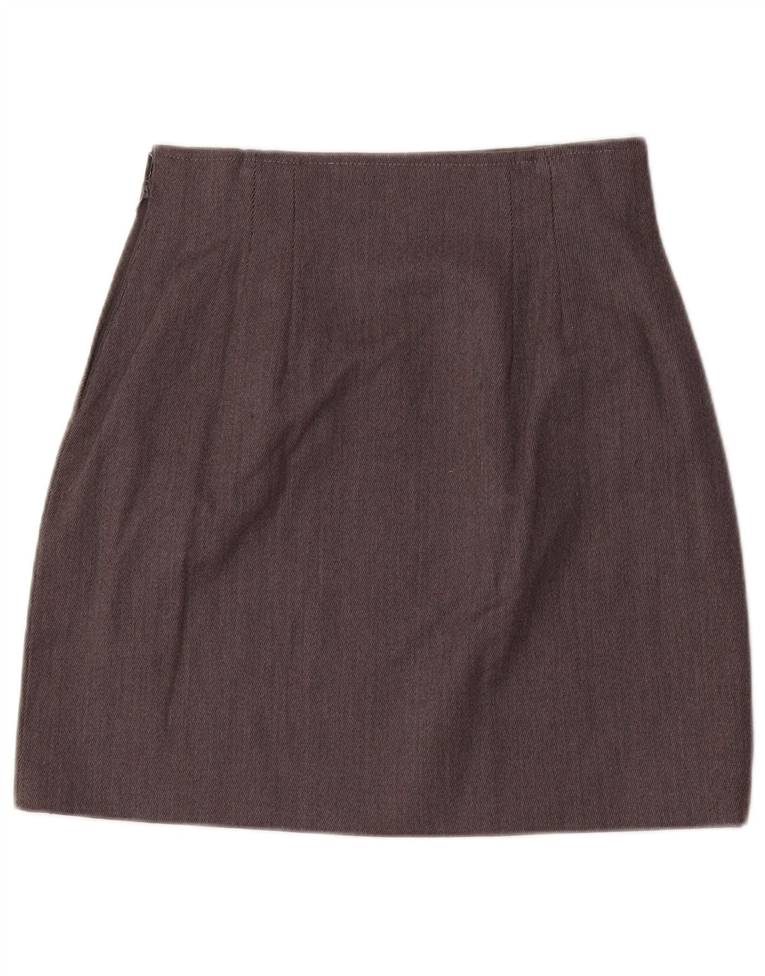Vintage damski komplet spódnic zapinanych na 2 guziki, UK 12 Medium W28, szare paski