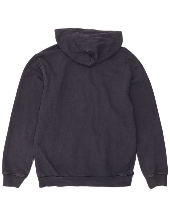 Męska bluza z kapturem Adidas, średnia, granatowa, bawełniana