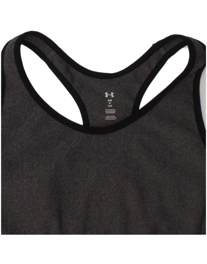 Damski top kompresyjny Under Armour Graphic, mały, szary, nakrapiany, sportowy