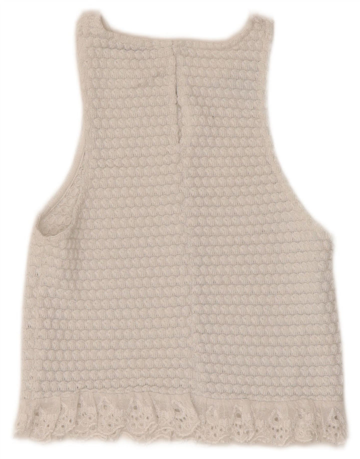 Damski krótki top Zara UK 8 Small White