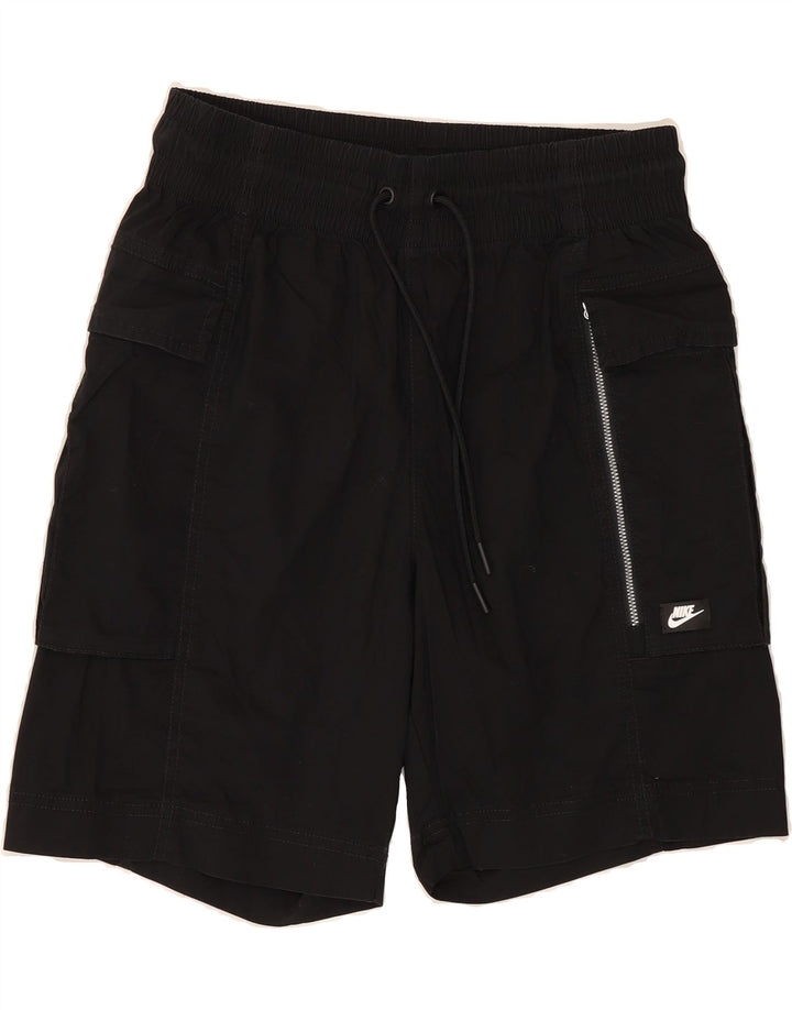 NIKE Womens Casual Shorts Small W28  Black Cotton Vintage Nike and Second-Hand Nike from Messina Hembry 