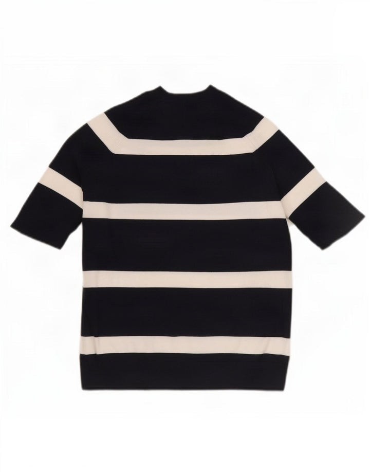 Sweter damski Marks & Spencer z okrągłym dekoltem, UK 10, mały, granatowy