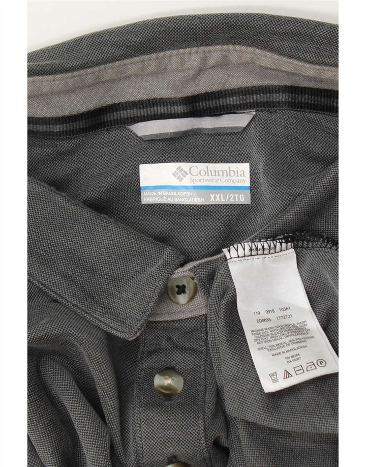 Męska koszulka polo Columbia 2XL, szara, modal