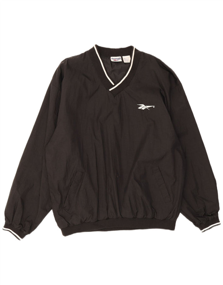 Męski sweter dresowy Reebok XL, czarny nylon