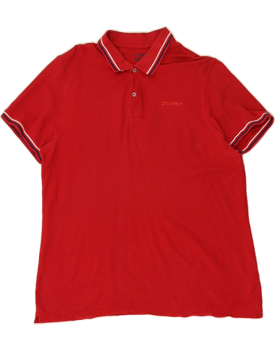 LOTTO Mens Polo Shirt XL Red Vintage Lotto and Second-Hand Lotto from Messina Hembry 