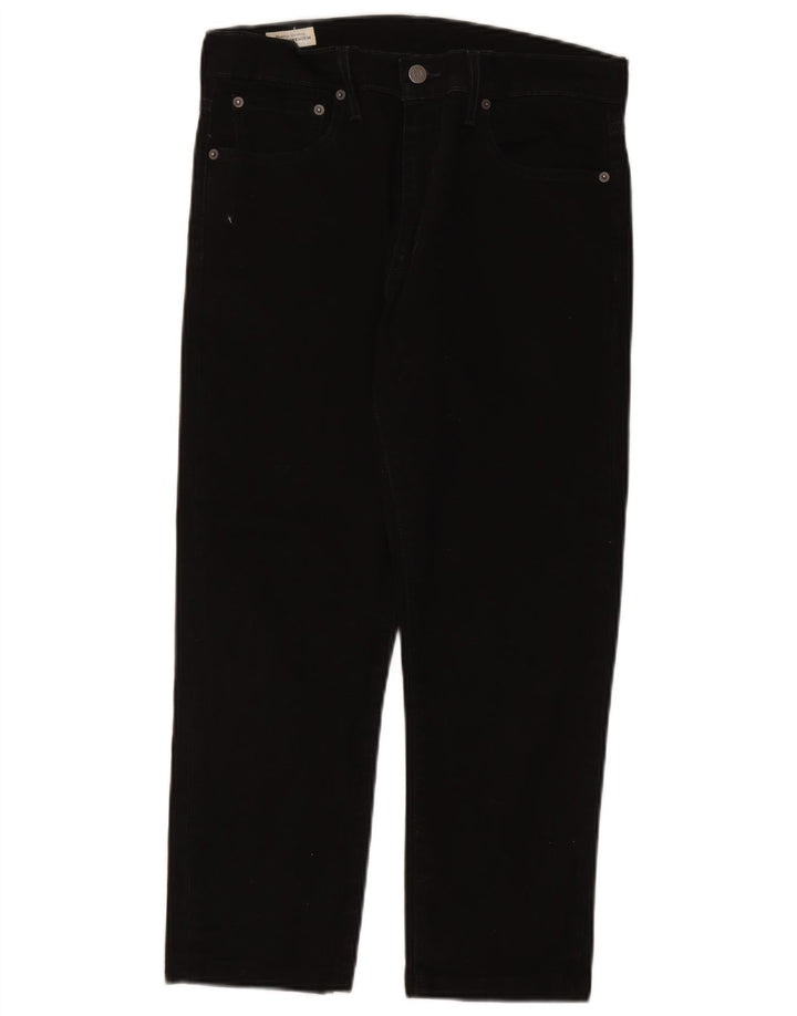 Męskie jeansy Levi's 514, proste, W31 L24, czarne, bawełniane