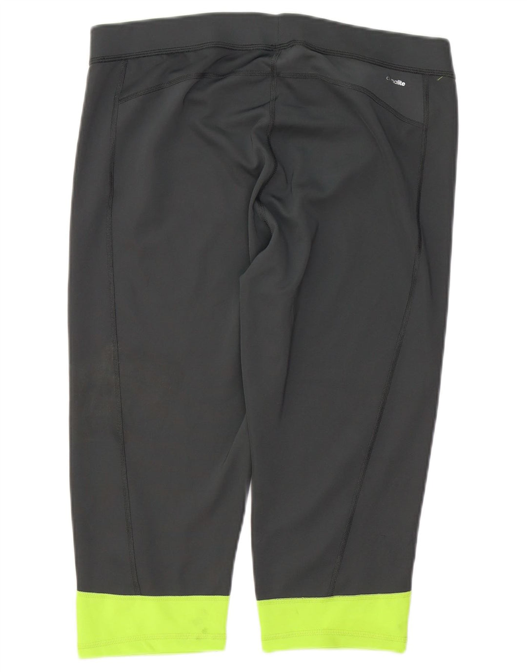 Damskie legginsy ADIDAS Climalite Capri UK 20/22 XL, szary, blok kolorów