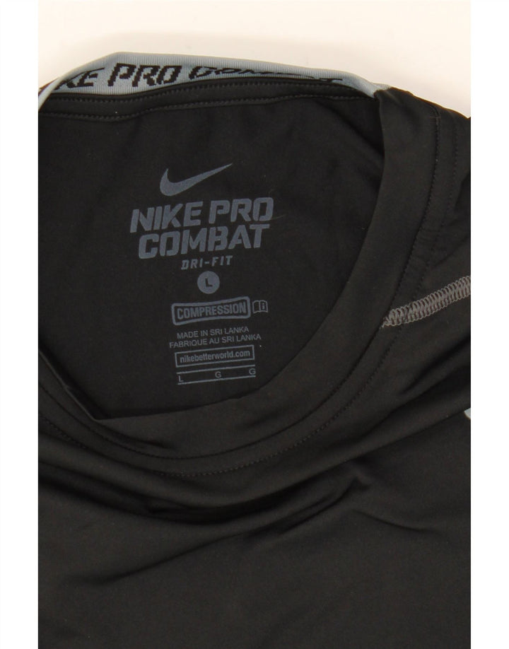 Męski T-shirt NIKE Dri Fit z grafiką, duży, czarny