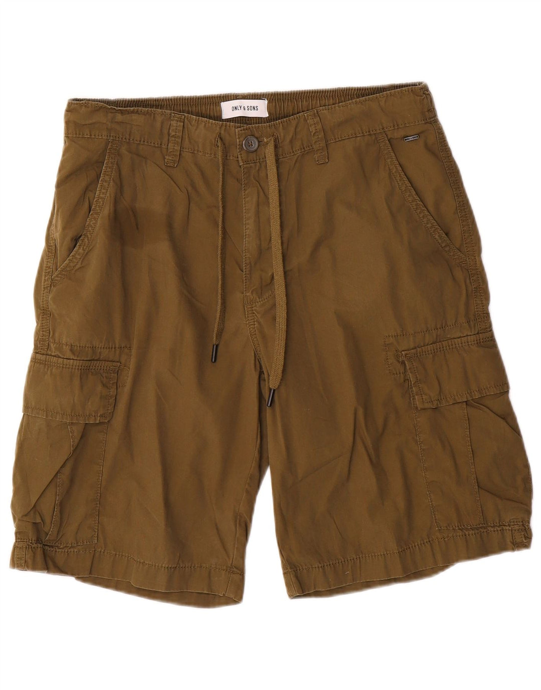 Męskie spodenki cargo ONLY & SONS, duże, W34, bawełna khaki