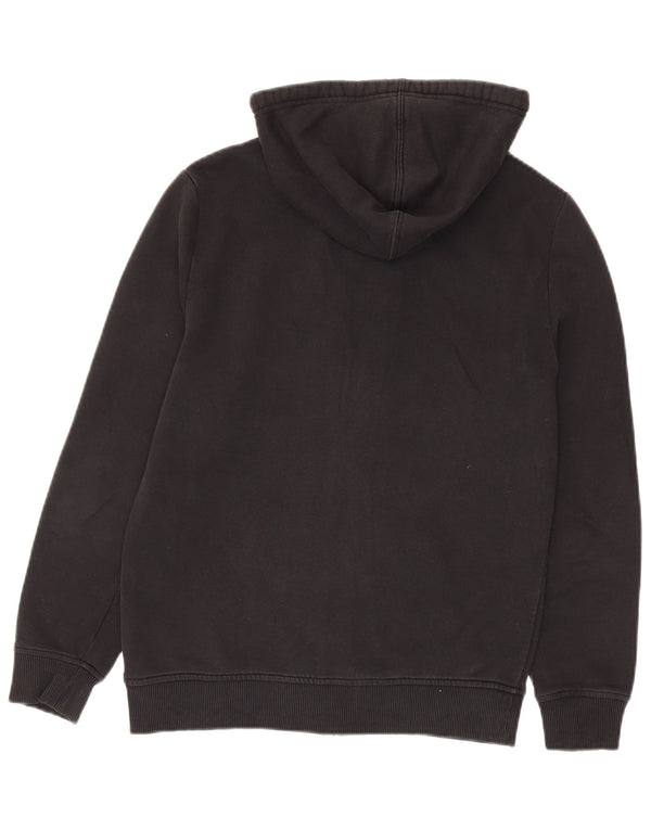 Męski sweter z kapturem i zamkiem Calvin Klein Jeans, mały, czarny, bawełniany