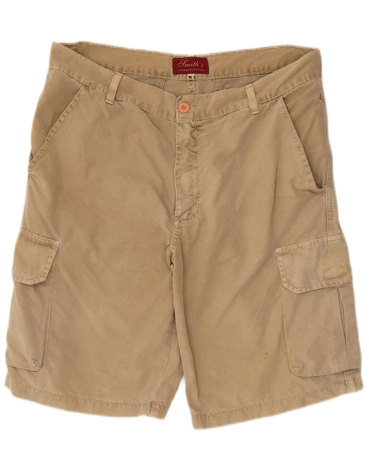 Męskie spodenki cargo w stylu vintage IT 52 XL W36 Beżowa bawełna