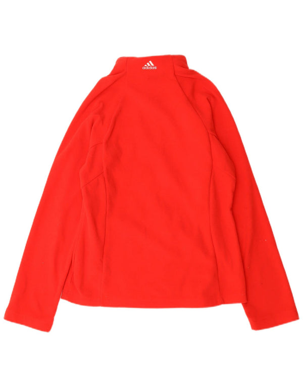 Damska bluza dresowa Adidas Graphic Pullover Top Jacket UK 8 Small Red