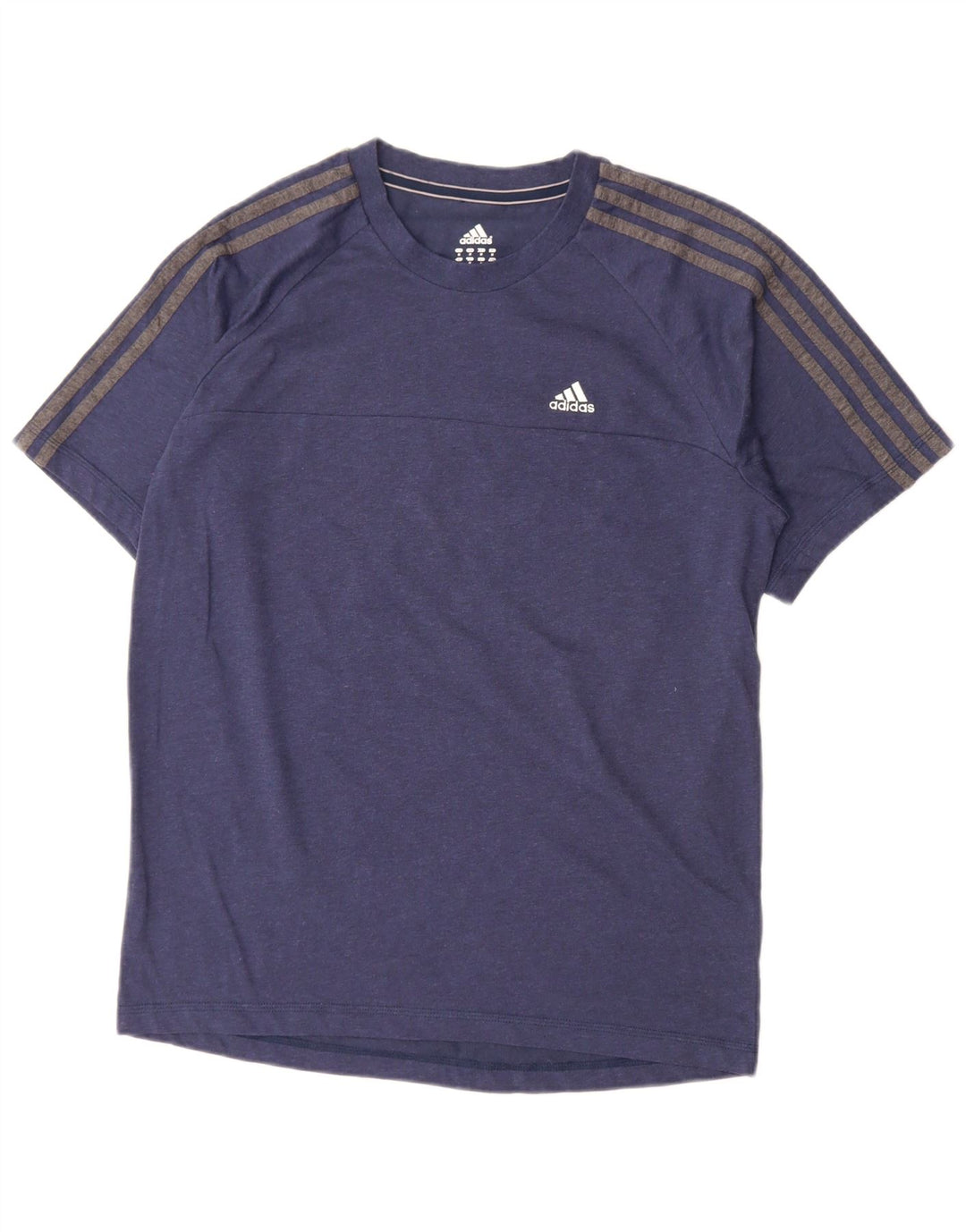 T-shirt męski Adidas Climalite Top, średni, granatowy, bawełniany