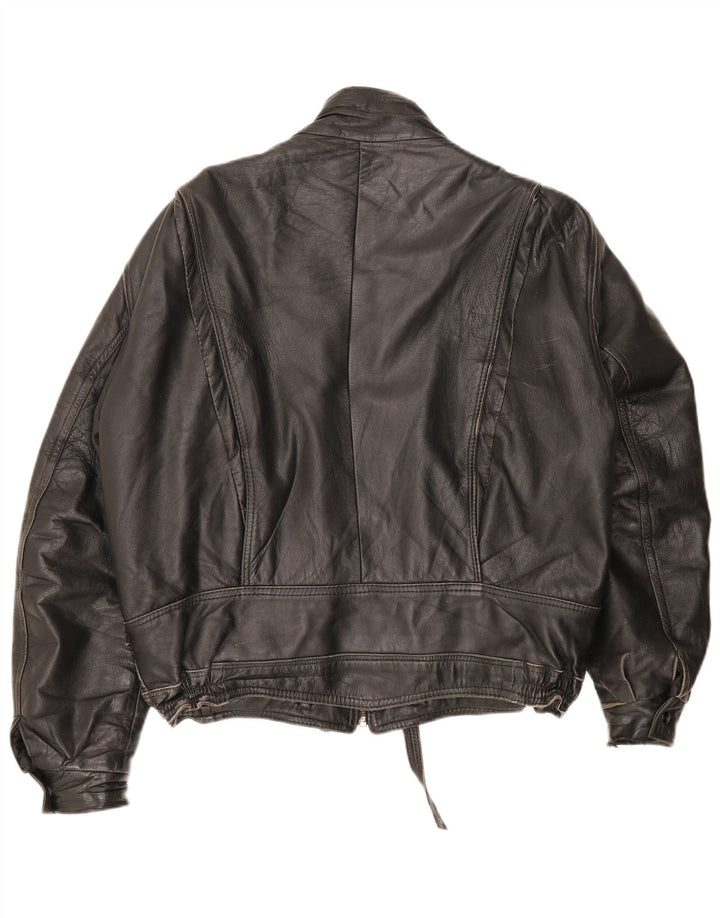 Vintage męska skórzana kurtka UK 42 XL czerwona