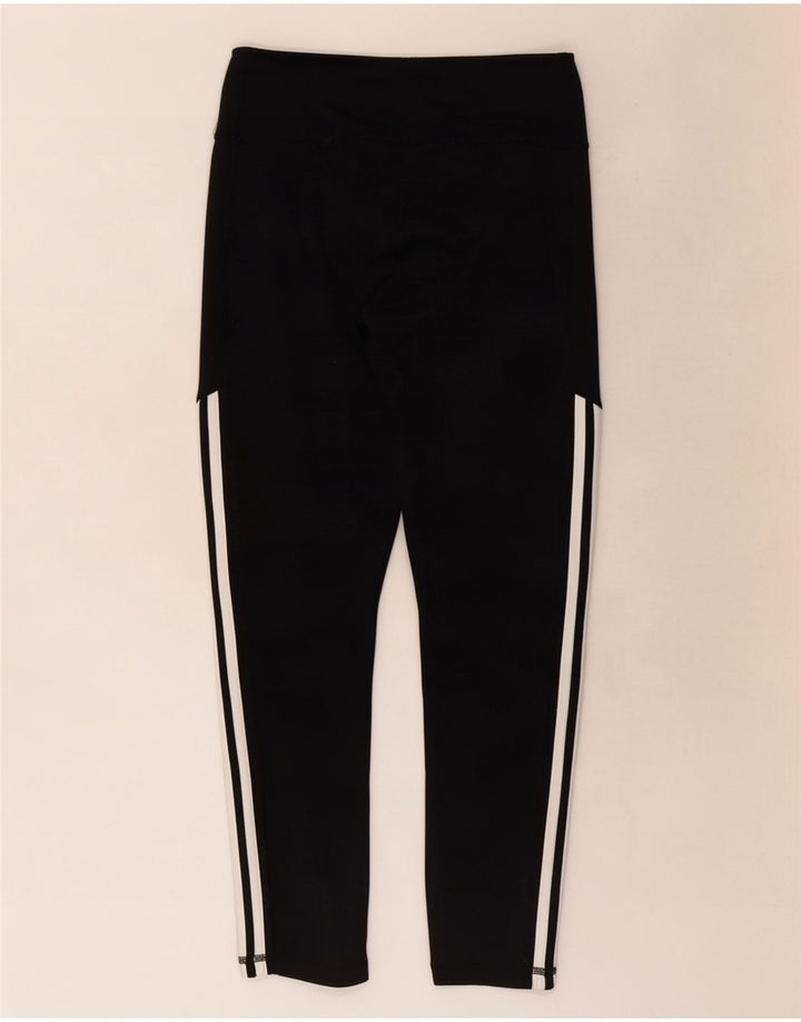 Damskie legginsy Adidas Climalite UK 12, średni czarny poliester