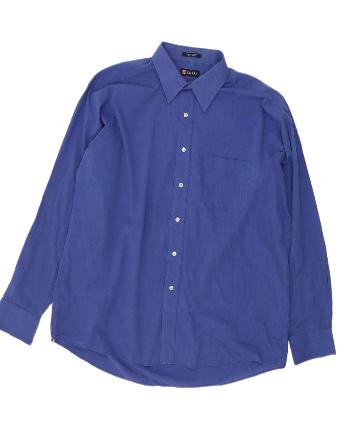 Koszula męska Chaps, rozmiar 17 1/2 XL, niebieska bawełniana