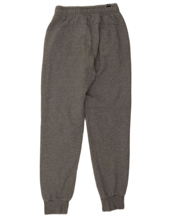 Męskie spodnie dresowe Puma Joggers Small Szare plamki bawełniane