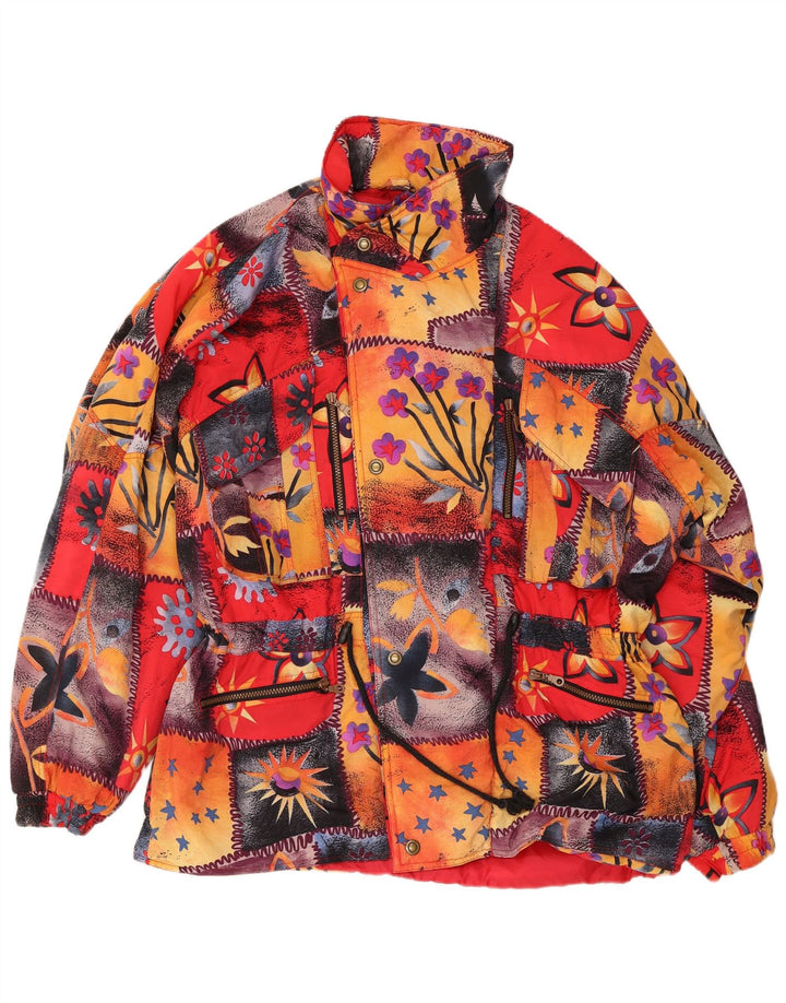 Męska kurtka wiatrówka Vintage EU 48/50 Średni wielobarwny poliamid