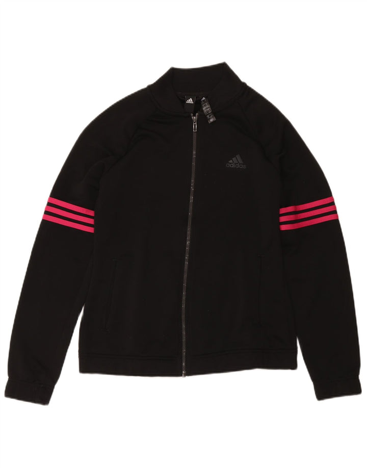 Damska bluza dresowa Adidas UK 12/14 Średni czarny poliester